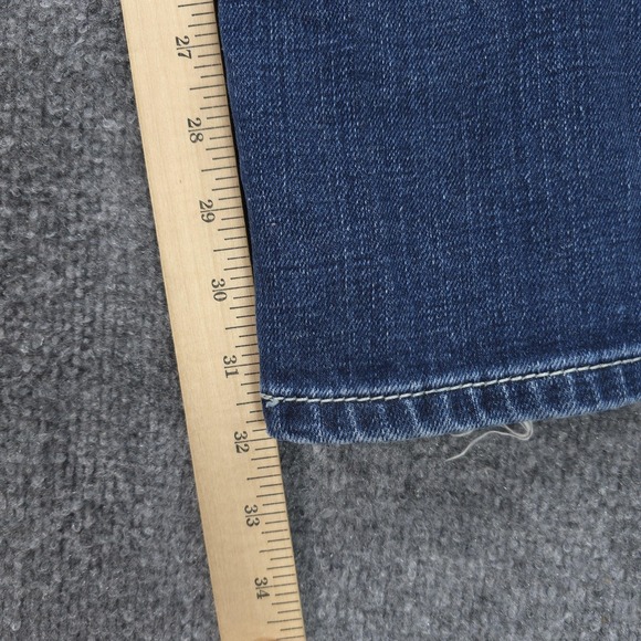 Ariat Jeans Mens 32x32 Blue Denim M4 Low Rise Boot Turnout Relaxed Western Work - Picture 9 of 13